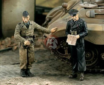 1/35 Vaik Joonis mudel komplektid WWII Tank sõdur Kokkupanemata ja värvimata