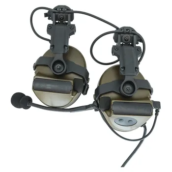 Taktikaline Peakomplekt, millel KAAR-Raudtee-Adapter COMTAC II Müra Vähendamise Pikap kuulmiskaitsevahendite Shooting Kõrvaklappide jaoks Airsoft Sport