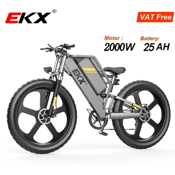 EKX T26 Elektriline Jalgratas 2000W Off-Road Mopeed 48V 25AH Liitium Aku Mägi EBike 50km/H 26 Tolline 4.0 Rasva Rehvi Maanteel Ebike