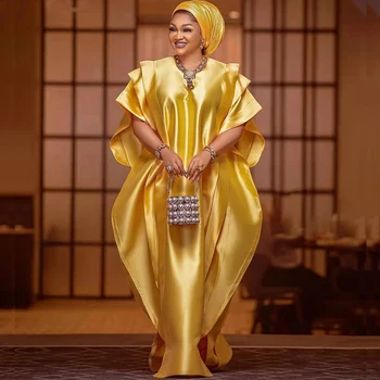Nigeeria Daamid Kauhtana Kleit Aafrika Kleidid Naistele 2022 Traditsiooniline Lahti Abaya Musulman Boubou Rüü Aafrika Femme Riided