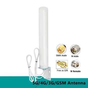 5G 4G LTE GSM Suurendada Signaali Väljas Veekindel Dual Kaabel Õhust 18dbi Omni Lora WiFi GSM Ruuteri Antenni Traadita Võrk