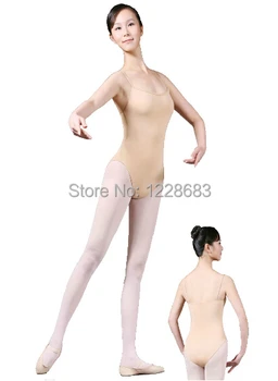 Täiskasvanud Naiste Camisole Bodysuit Naha Nude Värvi Leotard Ballett Tantsu Aluspesu