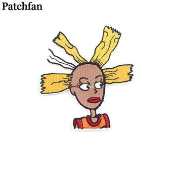 Patchfan 90ndate girl Cynthia naljakas applique plaastrid raud särk riided jope embroideried kleebis riietus kleit pääsme A2228
