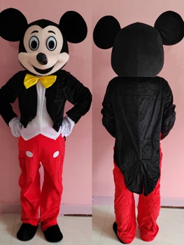 Realistlik Disney Miki Hiir Koomiksitegelast Maskott Kostüüm Täiskasvanud Jalgsi Näita Kostüüm Reklaam Sündmuse Poole Kingitus, Üllatus