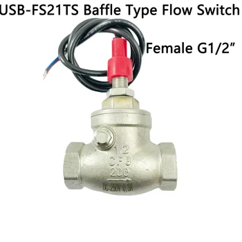 USB-FS21TS Plaat Tüüp voolulüliti SUS304 BSPP G1/2
