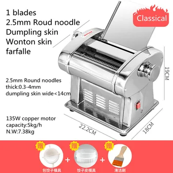 1 Tera Elektripliit, Roostevaba Terasest Pasta Maker Machine Nuudel Tegemise Masin Tainas Sheeter Tainas Rulli