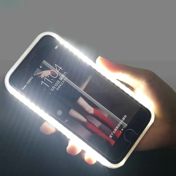 Helendav Telefon Case for iPhone 7 8 Plus 11 12 13 Pro Max X XS Max Ideaalne Selfie iPhone 6s