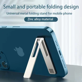 Uued 10tk Mini Universaalne Metallist Kokkupandavad Mobiiltelefoni Stand Alumiinium Omanik Nähtamatu Kaasaskantav Seista Desktop Telefoni Omanik