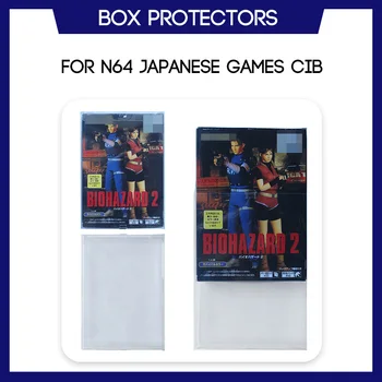Kasti Kaitsmega N64 Jaapani Mängud CIB Täielik Lahtrisse 0.4 mm Custom Made Selge Plastist