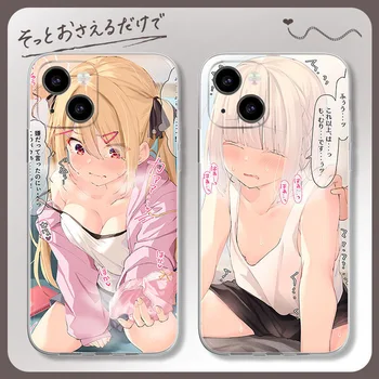 Päris Anime Tüdrukute Anime Multikas telefon Case For iPhone 13promax X-XR, XS MAX 13 12 Mini 11 Pro Max 8 7 6 6S Pluss Silikoonist Kate