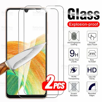 2tk Täielikult Karastatud Klaasist Kate Samsung Galaxy A33 5G Kaitsev Klaas Sumsung 33 2022 SM-A336B 6.4