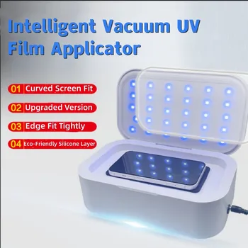 Intelligentne Vaakum-UV Film Aplikaator UV Light Box Kiire Kuivatamise 40 LED Lamp Hüdrogeeli Kile Ekraani Kaitsekile Mullid Eemaldaja