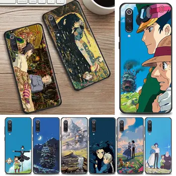 Ulu ' s Moving Castle puhul Xiaomi Mi 9Lite 8 9 9T 10 10T A2 Lite 9SE CC9 Lisa 10 Funda Pro Kate Hayao Miyazaki Anime Stuudio