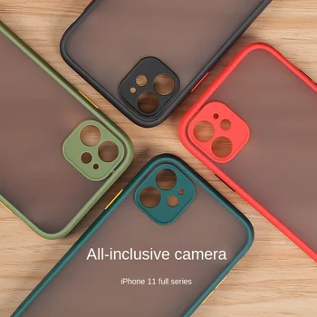 Sobib Apple 14 Mobiiltelefoni Juhul iPhone11 Läbipaistev Pro Max/12/XR Jäätunud X Kaas 13Pro Kontrasti, Värvi 13