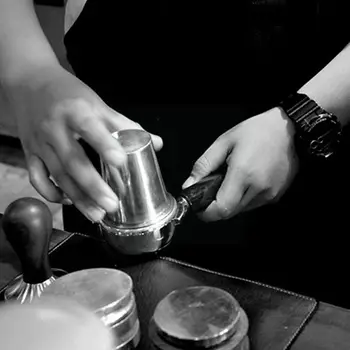 51/58mm Kohvi Doseerimine Cup Nuusutamisel Kruus Espresso Masin Kulumise Vastupidav Terasest, Kohvi Doseerimine Cup otsemüügi M6B9