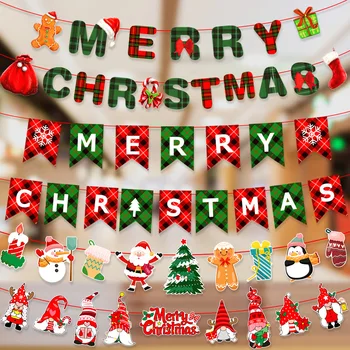 Merry Christmas Banner 2023 jõulukaunistused Kodu Vanik Santa Claus Navidad Natal Xmas Kingitus Noel Decor Uus Aasta