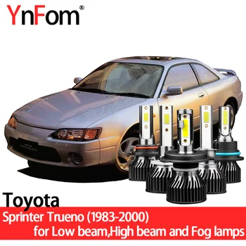 YnFom Toyota Eriline LED-Esitulede Pirnid Kit For Sprinter Trueno E85-E110 1983-2000 Madal lähituled,kaugtuled,Fog lamp,Auto Tarvikud
