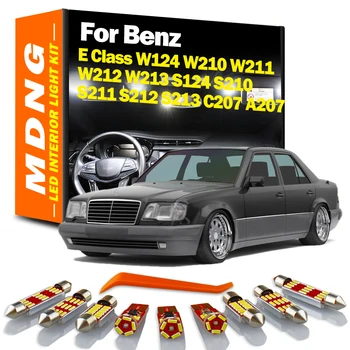 MDNG Canbus Auto LED Interior Light Komplekt Mercedes Benz E-Klass W124 W210 W211 W212 W213 S124 S210 S211 S212 S213 C207 A207