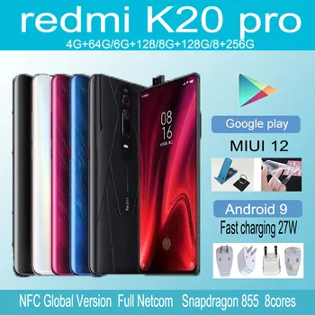 Redmi Mi 9T Pro / K20 Pro celular Nutitelefoni xiaomi NFC6GB 128GB Snapdragon 855 globaalne versioon täielik netcom android