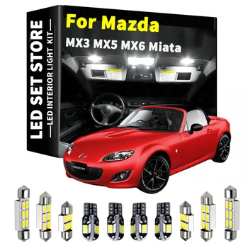 Canbus Jaoks Mazda MX3 MX6 Miata MX5 na nb nc nd 1990 1994 1995 1996-2020 tarvikud Sõiduki LED Interior Light Kit