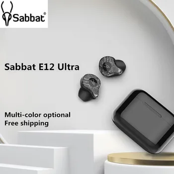 Sabbat E12 Ultra Traadita Kõrvaklapid, Bluetooth Kõrvaklapid HiFi Stereo IPX5 Sport Kõrvaklapid TWS BT 5.2 Aptx Kõrvaklapid