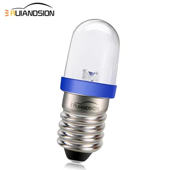 RUIANDSION E10 AC 220V Sinine LED Pirn Hoiatus Tuled Mehhaaniline Näidik Dekoratiivsed Mini töötuled Outdoor lamp