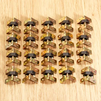 20Pc 20x18mm Retro Mini Kevadel Hinged Kuld Kapp Hinged Väike Puust kinkekarbis Dekoratiivsed Hinged Sisustamine Mööbli Riistvara