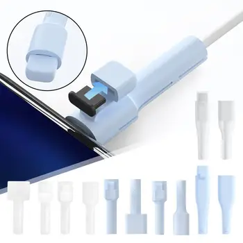 Kaabel Protector Andmed Juhe karpi Kaabli Vedru Kate IPhone C-Tüüpi USB-laadimiskaabel Varruka Tolmu Pistik