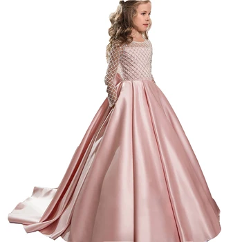 Uus Lille Tüdrukute Kleidid Pulm Lapsed Pageant Dress Esimene Püha Õhtusöömaaeg Kleidid Väike Laps Pool Kõnniteed Kleit 2020