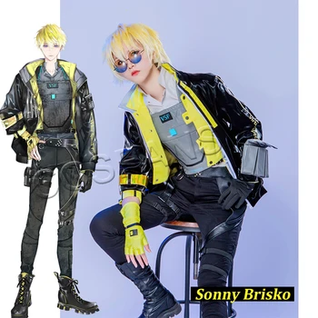Anime VTuber Sonny Brisko Cosplay Kostüüm Mood Ilus Ühtlane Unisex Aktiivsuse Partei Rolli Mängida Riided Custom-Teha parukas