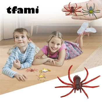 TFAMI 6TK Putukate Seeria Spider Mänguasi Lastele Mini Simulatsiooni Mudel Spider Mänguasi PVC Kvaliteetsed Mänguasjad Lastele Sünnipäeva Kingitused