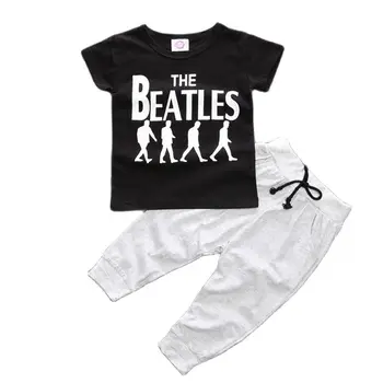 2021 beebi poiss suvel stiilis imiku riided, beebi riided komplekti poiss Puuvill kirja trükkimine Lühikesed Varrukad Tshirt+Püksid 2tk riided