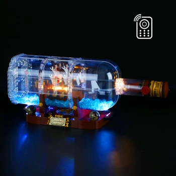 Lightaling Led Light Kit for 21313 Laeva Pudelis, Rermote Kontrolli Versioon