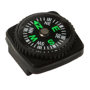 Universaalne Veekindel Must Kompassid, mille Kabuur Watch Band Paracord Käevõru Kompass Tegevused Õues