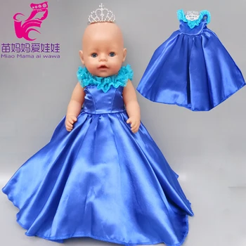 printsess Tuhkatriinu kleit baby new born nuku riideid 18 Tolline Ameerika põlvkonna tüdruk Dolloutfits