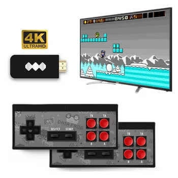 KUUM Y2 4K HDMI-Ühilduvate Ehitatud 600 Klassikaline Pihuarvutite Retro Videod Mäng Retro Konsool Töötleja Wireless Mini mängukonsooli
