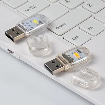 1 USB-Pistik Lambi Väike Kerge Arvuti, Mobiiltelefoni Toide Laadimine Mini Öö Valguses Raamat Lambid LED-Silmade Kaitse Lugemine Kerge