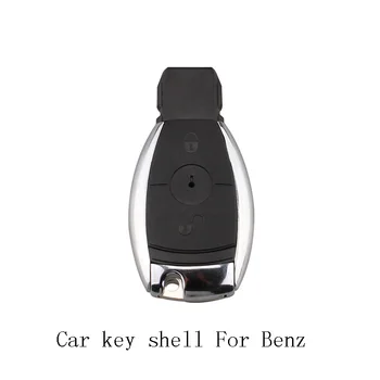 QWMEND 2Buttons Auto Remote Key Kest MERCEDES -Benz MB CL SLk CLK C E S Smart Auto Võti Fob Juhul