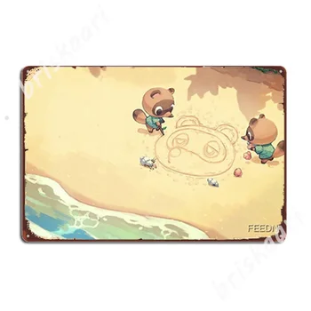 Animal Crossing Tapeet Metallist Märgid Klubi luua Partei Seinamaaling Maali Tina märk Plakatid