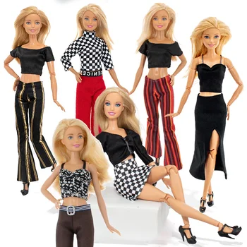 1 Komplekti Office Lady Sobib Riided Barbiees Nukk Tarvikud Varustus Seelik, T-särk, Püksid Sobivad 11.5 Tolline Nukk Barbiees Tüdruk