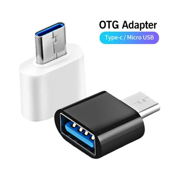 USB Tüüp C OTG Adapter Micro-USB Isane USB pesa Tüüp-C Cable-adapter Konverterid Macbook Samsung Xiaomi Tüüp-C USB-OTG