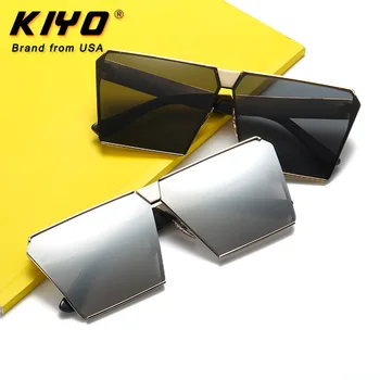 KIYO Brändi 2020. Aasta Uus Naiste Square Päikeseprillid Metallist Klassikaline päikeseprillid Kõrge Kvaliteedi UV400 Sõidu Prillid 0019