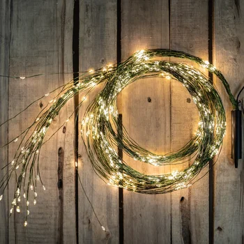 600 LED Roheline Kaabel Juga Tuled Haldjas String Jõulud Tuled Kardin Väljas Puu Vanikud Puhkemajad, Pulmapidu