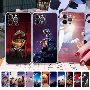 Disney Animatsioon WALL·E Phone Case For iPhone 14 11 12 13 Mini Pro XS Max Katte 6 7 8 Plus X-XR SE 2020 Funda Kest
