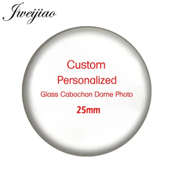 JWEIJIAO Custom Foto 12 25 mm DIY Klaas kivi ümber Dome Jaoks Võtmehoidja Sõle Demo Korter Tagasi Teha Järeldusi Na01