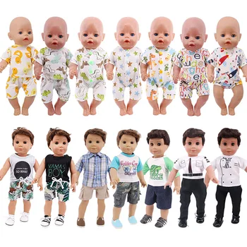 Nuku Riided Pidžaama Komplekt Sobivus 18Inch Ameerika&43CM Uuestisündinud New Born Baby Doll Riided Tarvikud Nenuco Ropa Põlvkonna Tüdruk Mänguasjad