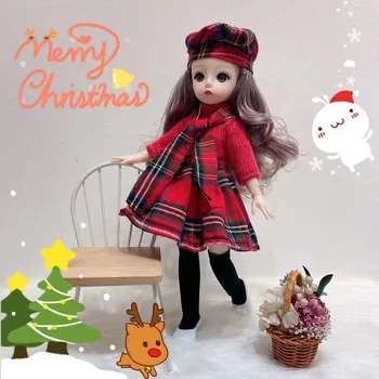 30cm Tüdruk Jõulud kingitus kleit 12inch BJD nuku riided printsess mänguasja nukk riided fashion casual pulmad kleit