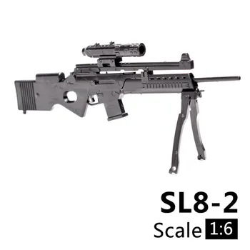 1/6 Skaala HK SL8 Assault Rifle Plastikust Relva Mudeli Koguda 4D Mõistatusi Mänguasi 12