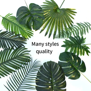 Kunstliku Troopilise Kilpkonn Tagasi Bambusest Päevalille Palm Leaf Perekonna Aia Kaunistamiseks Võltsitud Tehase Fotograafia DIY Taust Taim
