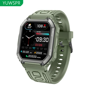 Smart Watch Mehed Teevad Bluetooth Kõned Veekindel Fitness Tracker Health Monitor Väljas Sport Smartwatch Android ja IOS KR06
